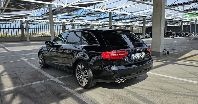 Audi A4 cena 49900 przebieg: 259314, rok produkcji 2015 z Barczewo małe 379